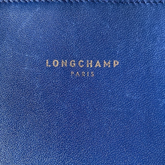 Longchamp Blue Leather Zip Wallet - Picture 10 of 11